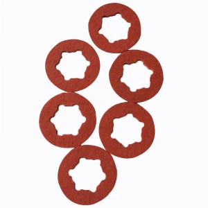 Carta veloce rotonda resistente alle alte temperature, carta veloce rossa resistente al fuoco, carta per isolamento elettrico