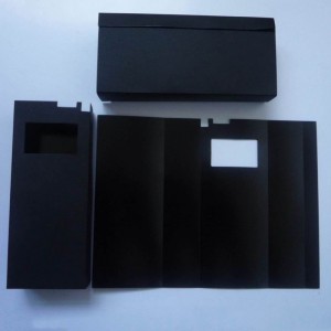 Foglio isolante in PC nero Bopu, guarnizione isolante resistente alle alte temperature, foglio in mylar pieghevole facile e ignifugo