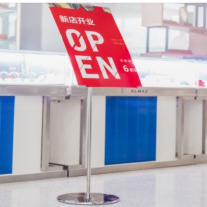 TMJ PP-557 Espositore pubblicitario per banner roll up per poster da esterno economico