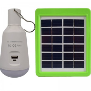 Luce solare a doppia lampadina