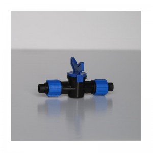 Valvola di connessione incorporata della pipa PE