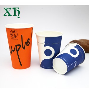 Bicchieri di carta a parete singola da 8.12.16 oz