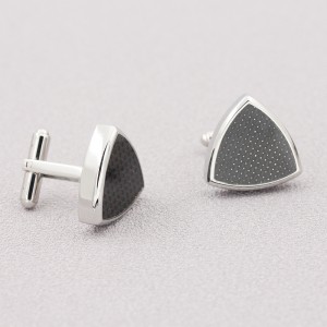 Mens Cufflinks Handcrafted Carbon Fiber Cufflinks Sets for Wedding Business