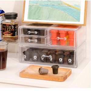 TMJ PP-586 ODM Table top top trasparente acrilico nesspresso porta porta porta capsule del caffè