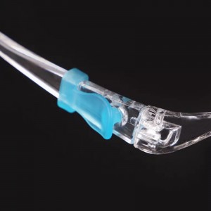 Protezione per il viso riutilizzabile anti-nebbia Protezione per occhiali Protezione per il viso Visiera per il viso Visiera in plastica con occhiali