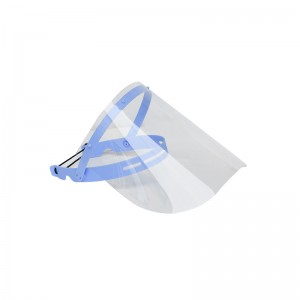 EN 166 Visiera staccabile antispruzzo Visiera di sicurezza Visiera in plastica con telaio regolabile