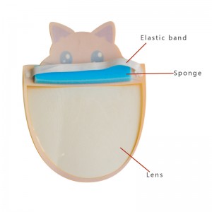 Protezione di sicurezza Visiera integrale Visiera Visiera Visiera Visiera elastica Visiera trasparente per bambini