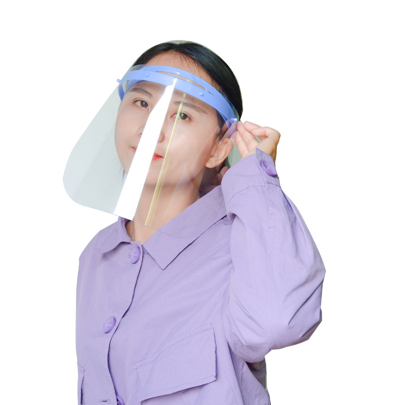 Visiera dentale staccabile antispruzzo personalizzata trasparente visiera regolabile in vendita