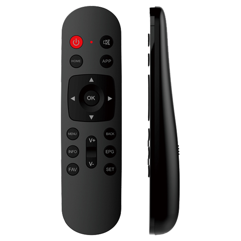 2.4G smart TV air mouse controllo vocale telecomando TV a 17 tasti per tutte le marche TV \/ set top box