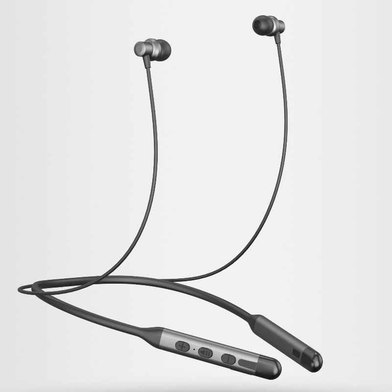 Auricolare Bluetooth per cuffie wireless sportive con archetto da collo di vendita calda per smartphone