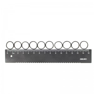 Spot all\'ingrosso diametro 0,8 pollici elastico nero monouso ad alta elastico per capelli in gomma