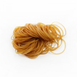 Anello di gomma personalizzabile all\'ingrosso della fabbrica dell\'elastico trasparente giallo anti-invecchiamento ad alta elasticità