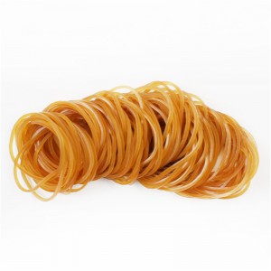Anello di gomma personalizzabile all\'ingrosso della fabbrica dell\'elastico trasparente giallo anti-invecchiamento ad alta elasticità