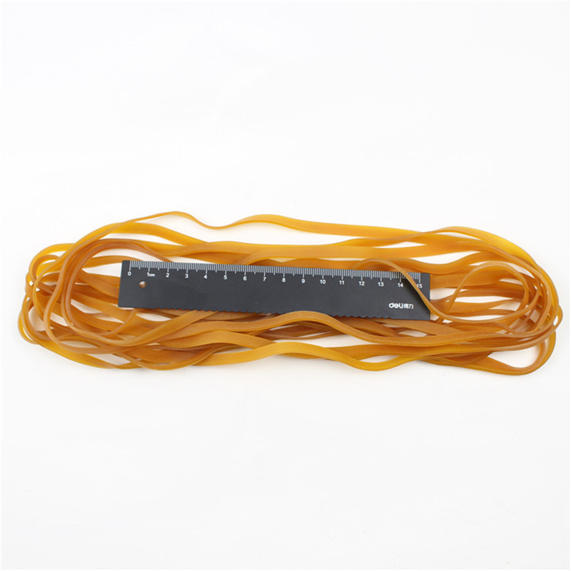 Produttori di elastici allungati e allargati personalizzati di colore giallo trasparente ad alta elasticità non facili da rompere elastici di grandi dimensioni