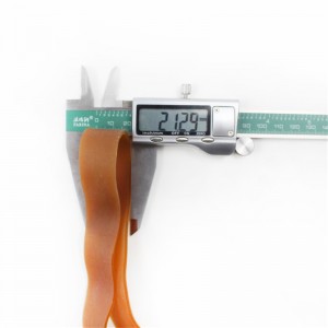 Bande di gomma di specifiche speciali personalizzate dei produttori elastici di colore primario resistenti all\'usura e alle alte temperature