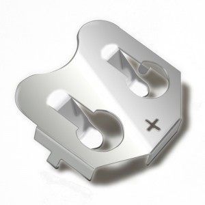 Metallo CR2032 Bronzo Nickel Plate Batteria Contatto 2032 Portabatteria Al PCB