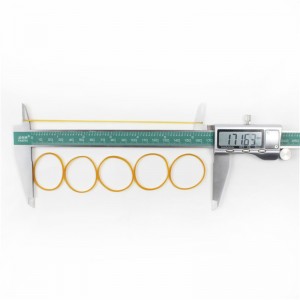 Spot all\'ingrosso giallo trasparente convenzionale ad alta sicurezza elastica e fascia di gomma agricola per la protezione dell\'ambiente