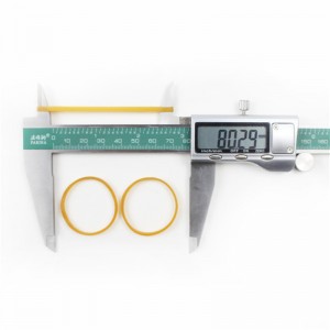 Produttore all\'ingrosso gommanaturale giallo trasparente ad alta elasticità e tenacità granchio, elastico agricolo vincolante per aragosta