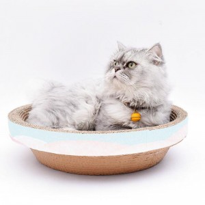 La ciotola del gatto della ciliegia afferra