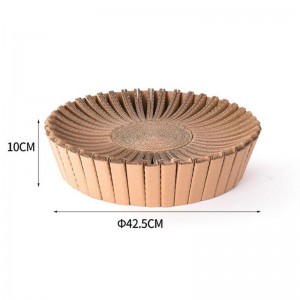 Nido del graffio del gatto della carta del girasole