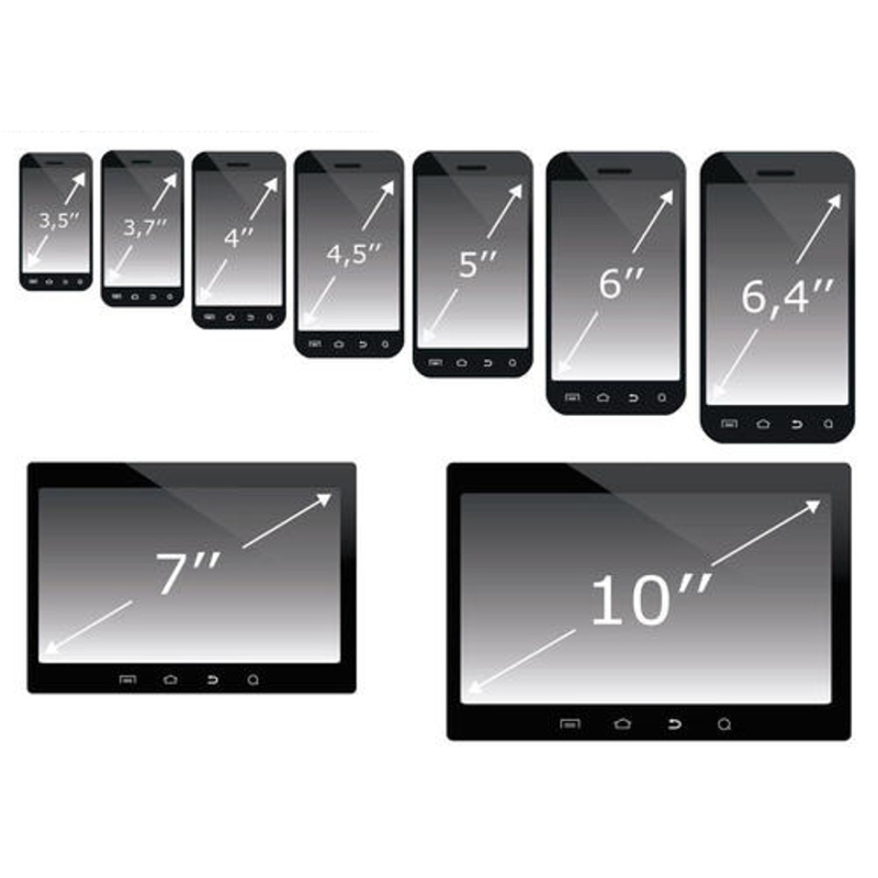 Vetro del telefono cellulare.