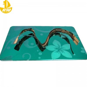 Pannello specchio in acciaio inoxn. 2