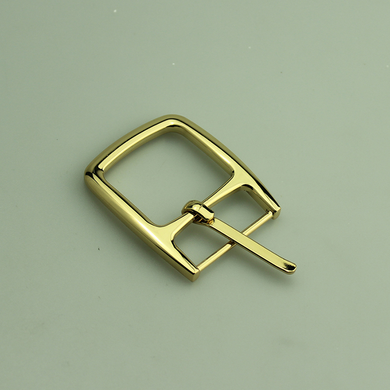 Shinny Gold Fashion Pin Fibbia, Accessori in metallo per cintura