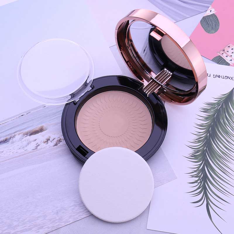 Polvere cosmetica cosmetica personalizzata in polvere pressata compatta