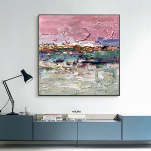 Telaio tela telaio astrattonuovo design dipinto a mano decorazione per la casa foto pittura piano