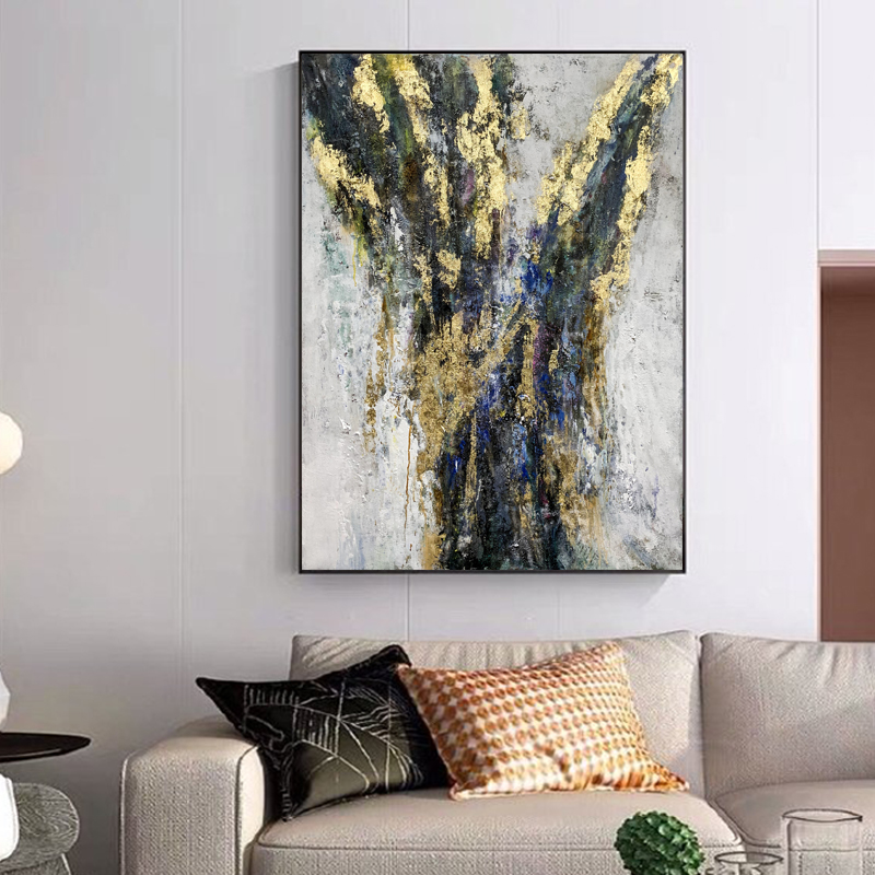 Modern Abstract Acrylic Painting Canvas Pittura cuadros Abstractos su tela Wall Art per la decorazione domestica