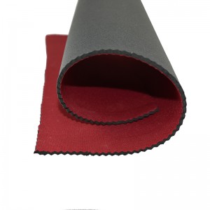 Tessuto inneoprene bianco maglia argento in argento inneoprene tessuto elasticizzato in rilievo in rilievo tessuto circolare per costume da bagno