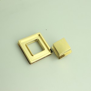 Blocco della borsa della borsa, serratura a rotazione, accessori del metallo