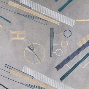 Panno flanella ricamato BNT6868