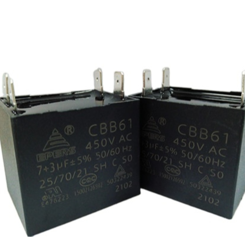 7+3uf 450V 25/70/21 CQC 50/60Hz SH S0 C cbb61 condensatore per super ventilatore