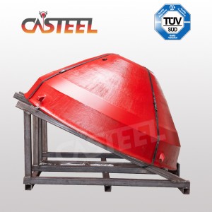 Porcellana OEM dei rivestimenti del frantoio concavo, mantello del fodera della ciotola e concavi