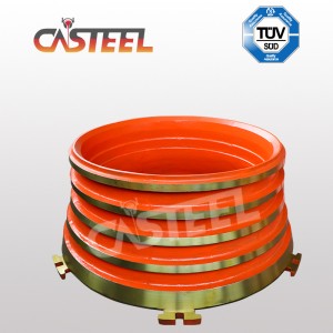 Parti del frantoio per l\'industria della cava e degli aggregati