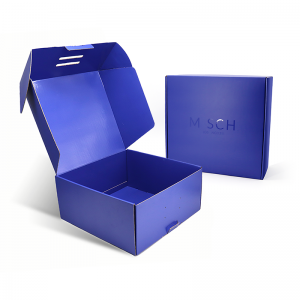 Scatola di spedizione ondulata cosmetica cosmetica con logo personalizzato