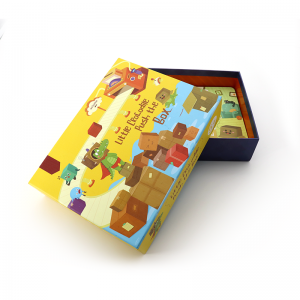 Dimensioni personalizzate e progettazione carta jigsaw puzzle regalo confezione cartone rigido scatole