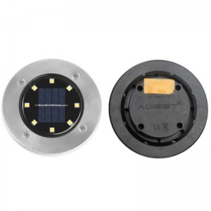 Impermeabile 8 Led IP65 Solar Solare Solar Solar Park Lampada Parco Attrazioni All\'aperto Via del prato Giardino LED Luci solari a terra con induzione