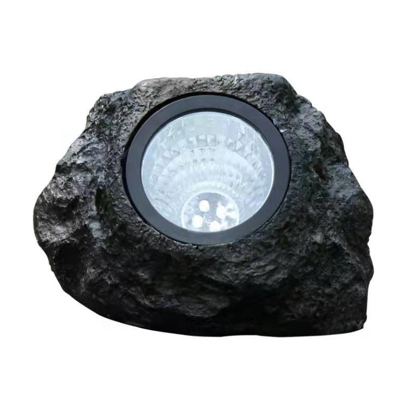 Lampada rocciosa a led all'aperto 4 LED Solar Landscape Stone Garden Garden Light