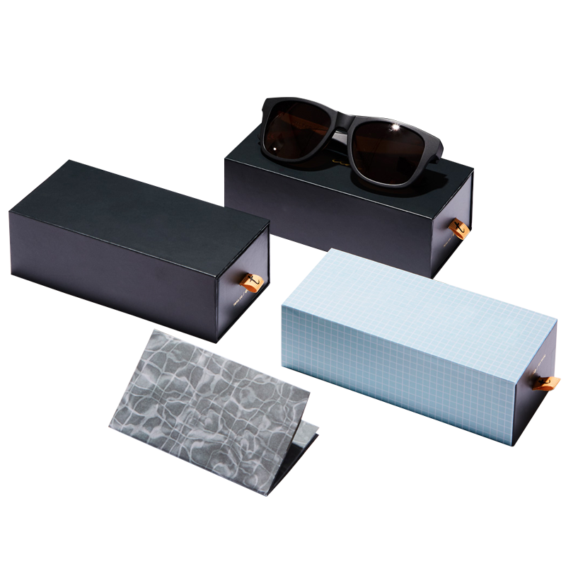 Rettangolo di alta qualità Personalizza Stampa logo Occhiali da sole Imballaggio Confezione da imballaggio Cartone regalo all'ingrosso occhiali da sole Box Style Style