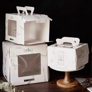 Scatola di imballaggio al forno alimento al forno pieghevole