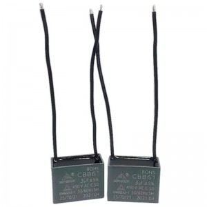 New Rosh 3UF 450V 250V condensatore CBB61 ad alte prestazioni per ventilatore AC