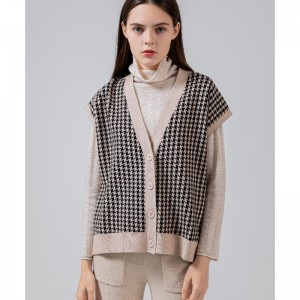 Tendenze della moda Versatile Knitting Qianbird-type gilet corto 68021#