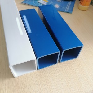 Scatola di plastica Sezione PVC Quadrato quadrato Tubo cavo Tubo di estrusione Plastica Forma di polivinil cloruro del cloruro del cloruro del cloruro per il manufacuttore di sapone