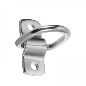 D-Ring Tie Down Anchor 12x 1/4 \\\\ \'\\\\\' Acciaio inossidabile Acciaio D-rings Trailer D Anello Tie Downs, Staffa D-ring da 700 libbre, la piastra di montaggio d anello D Legare i punti per cravatta a cricchetto cinghie carrello auto