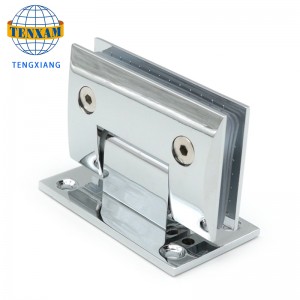 Bagno inclinato clip con doccia con doccia cerniera in vetro porta acciaio inox clip da 90 gradi cernellata doccia