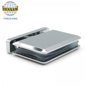 Porcellana Fornitore economico Vendita a buon mercato Guangdong Jinli Hardware Polacco Brass Cerniera in vetro Brass Open 90 gradi cerniera