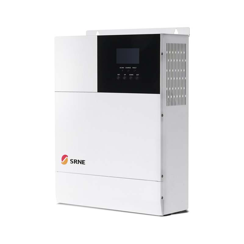 SRNE MPPT MAX 5000W Solar Hybrid Charge Inverter 80A Pure Pure Sine Wave Inverter 48 V 220 V Carica PV CARICA PV 145V 50HZ Display LCD Auto 60Hz