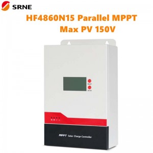 SRNE MPPT 60A 12V 24 V 36V 48 V AUTO SOLAR SOLAR OFF-GRID REGOLATORE REGOLATORE MAX 150V Pannello Input Controller parallelo HF4860N15